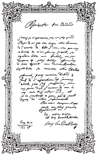 ベートーベンがブロードウッドに送った書簡